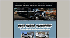 Desktop Screenshot of boulder-limousines.com
