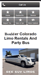 Mobile Screenshot of boulder-limousines.com